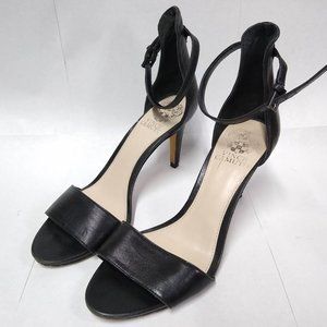 Vince Camuto Ankle Strap Black Heels